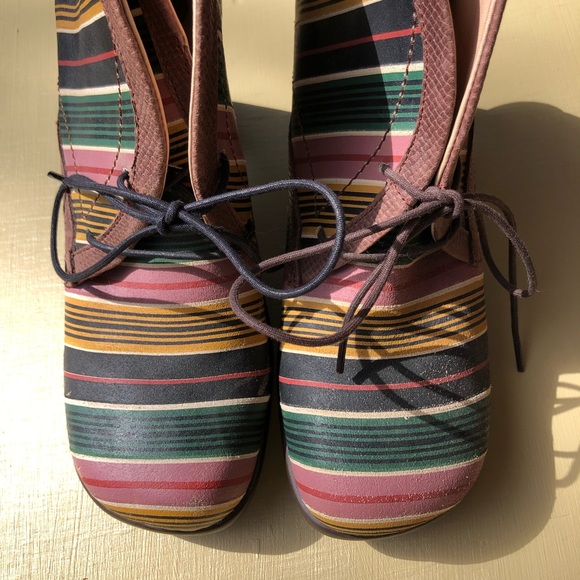 John Fluevog Stripe Splendid Booties - Picture 8 of 17